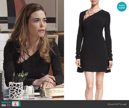 Cushnie et Ochs Winona Dress worn by Victoria Newman (Amelia Heinle) on The Young and the Restless