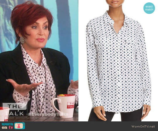Equipment Signature Celestial Silk Shirt worn by Sharon Osbourne on The Talk