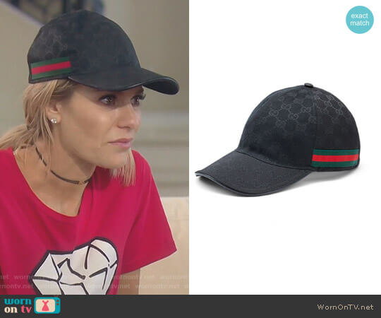 Gucci Canvas Baseball Hat worn by Dorit Kemsley on The Real Housewives of Beverly Hills