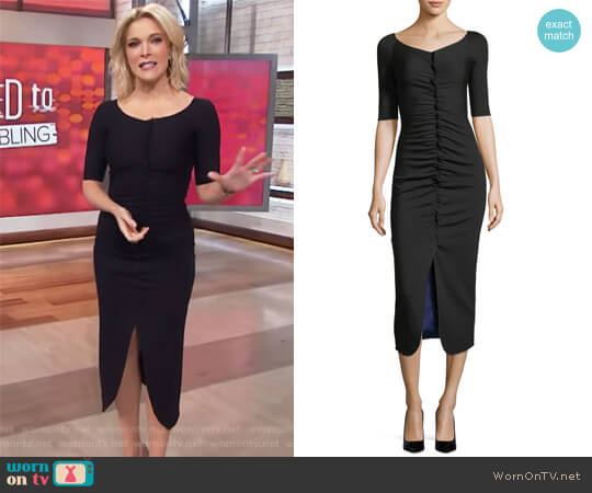 Giorgio Armani Ruched Jersey Midi Dress worn by Megyn Kelly on Today