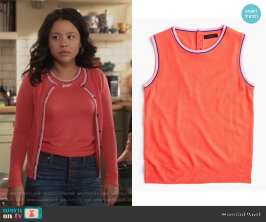 J. Crew Tipped Shell worn by Mariana Foster (Cierra Ramirez) on The Fosters