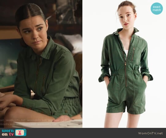 J. Crew Utility Romper worn by Callie Jacob (Maia Mitchell) on The Fosters