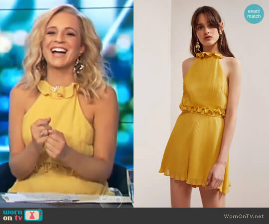 Keepsake Skylines Playsuit worn by Carrie Bickmore on The Project