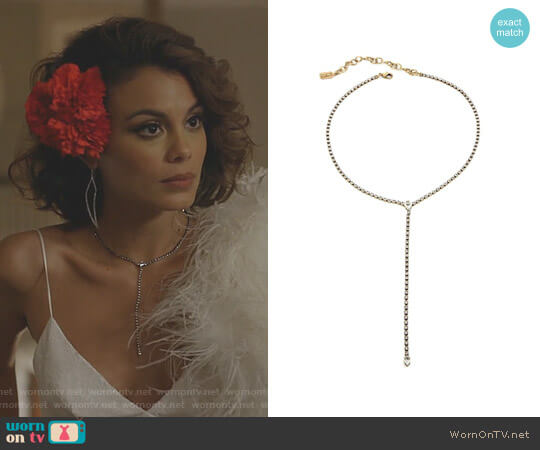 Lionette NY Bondy Necklace worn by Cristal Flores (Nathalie Kelley) on Dynasty