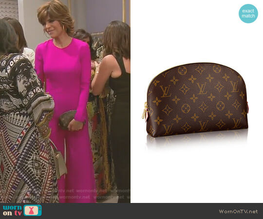 Louis Vuitton Cosmetic Pouch GM worn by Lisa Rinna on The Real Housewives of Beverly Hills