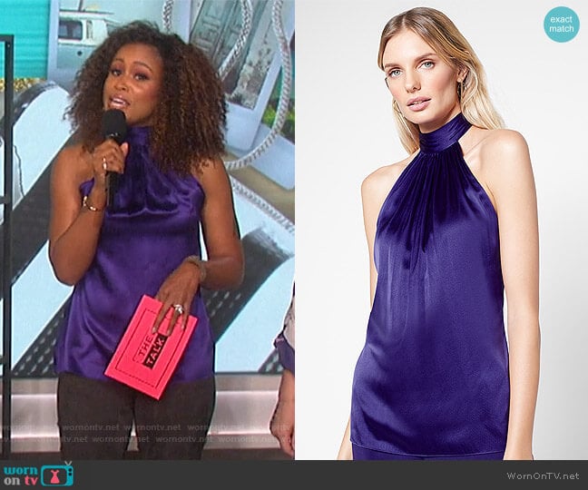 Ramy Brook Paige Top worn by Eve on The Talk