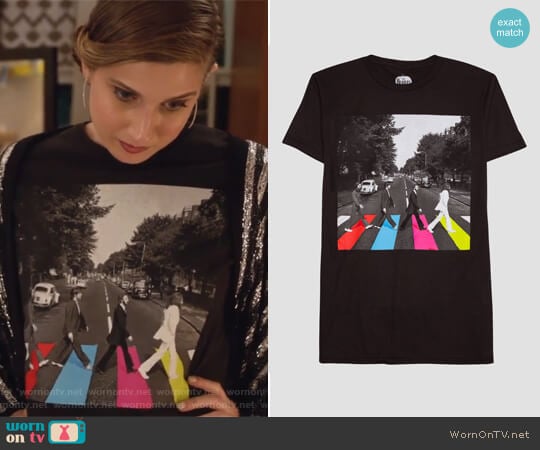 Abbey Road Neon T-Shirt from Target worn by Nomi Segal (Emily Arlook) on Grown-ish