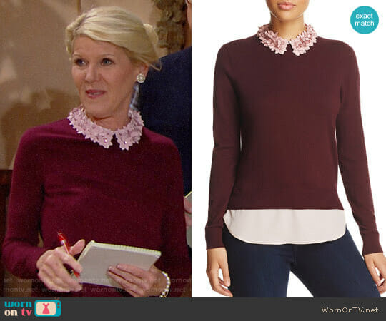 Ted Baker Nansea Sweater worn by Pamela Douglas (Alley Mills) on The Bold and the Beautiful