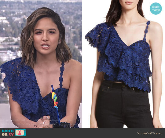 Alice + Olivia Saba Top worn by Erin Lim on E! News