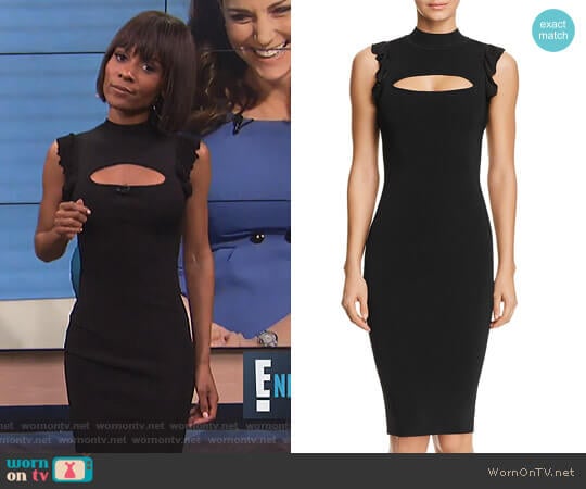 Bailey 44 Bewitched Cutout Body-Con Dress worn by Zuri Hall on E! News