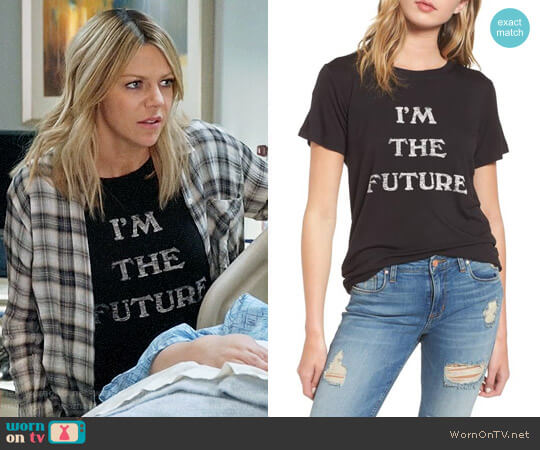Daydreamer Im the Future Graphic Tee worn by Mackenzie Murphy (Kaitlin Olson) on The Mick