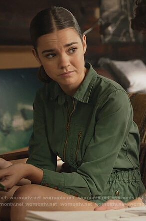 Callie’s green utility romper on The Fosters