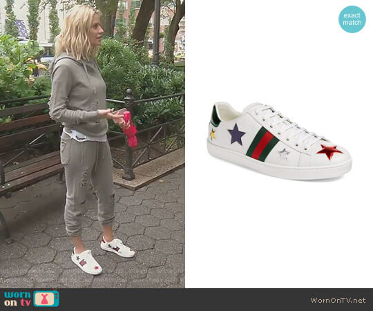 Gucci New Ace Star Sneaker worn by Dorit Kemsley on The Real Housewives of Beverly Hills