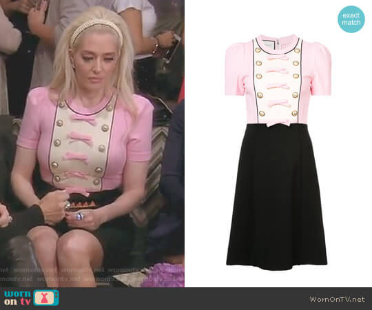 Gucci Bow Detail Dress worn by Erika Jayne on The Real Housewives of Beverly Hills