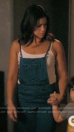 Jane’s denim overalls on Jane the Virgin