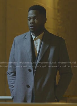 Jeff’s grey coat on Dynasty