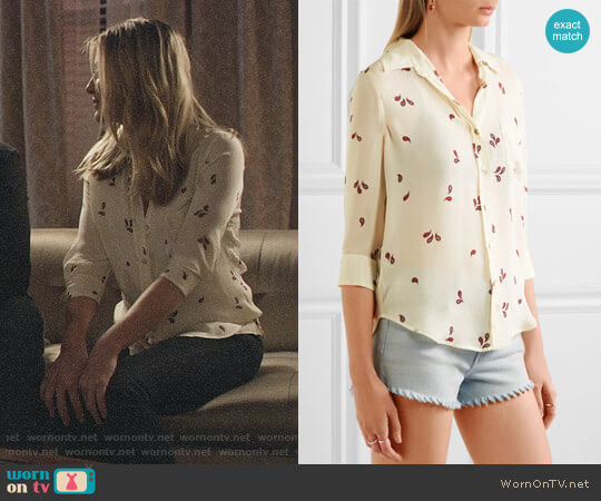 LAgence Ryan Shirt in Paisley Print worn by Jessie Caine (Kaitlin Doubleday) on Nashville