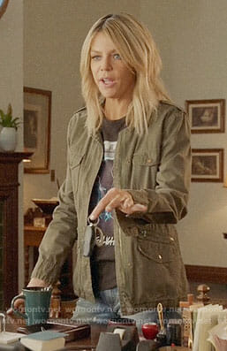 Mickey’s army jacket on The Mick