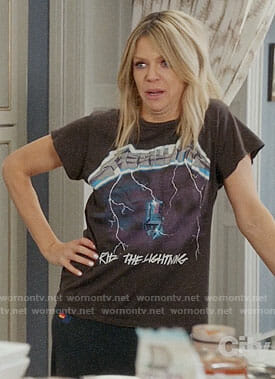 Mickey’s Metallica t-shirt on The Mick