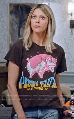 Mickey’s Pink Floyd tee on The Mick