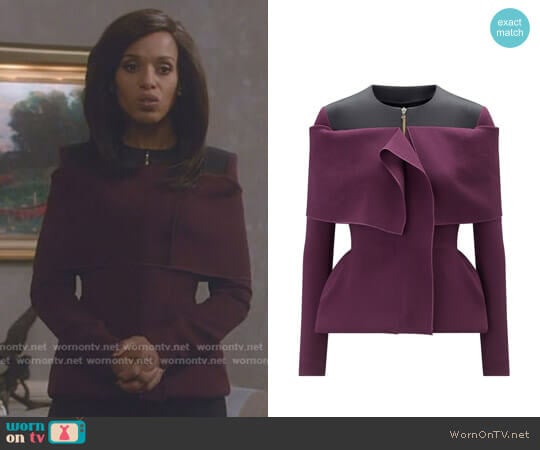 Roland Mouret Eberton Jacket worn by Olivia Pope (Kerry Washington) on Scandal