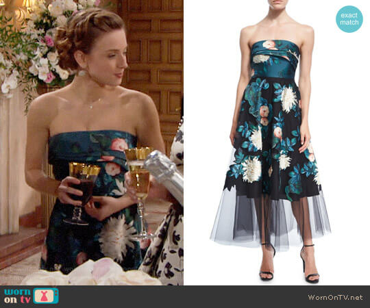 Sachin + Babi Baroda Dress worn by Coco Spectra (Courtney Grosbeck) on The Bold and the Beautiful