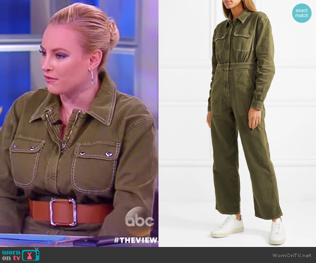Alexa Chung Denim Jumpsuit worn by Meghan McCain on The View