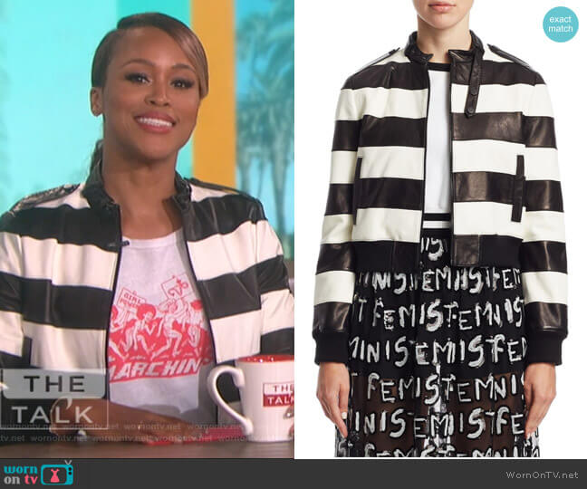 Re/Done Marchin Graphic Tee worn by Eve on The Talk