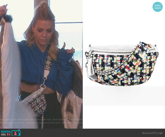 Chanel Tweed Waist Bag worn by Dorit Kemsley on The Real Housewives of Beverly Hills