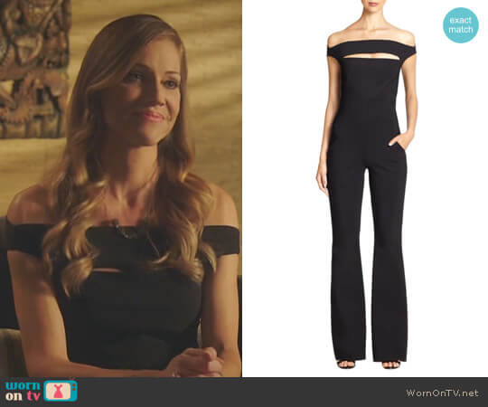 Chiara Boni La Petite Robe Rebecca Jumpsuit worn by Charlotte Richards (Tricia Helfer) on Lucifer