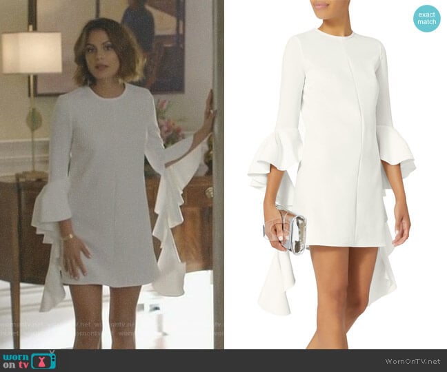 Ellery Kilkenny Mini Dress worn by Cristal Flores (Nathalie Kelley) on Dynasty