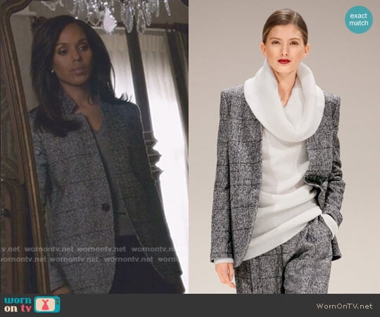 Escada - Fall 2017 Collection Jacket: worn by Olivia Pope (Kerry Washington) on Scandal