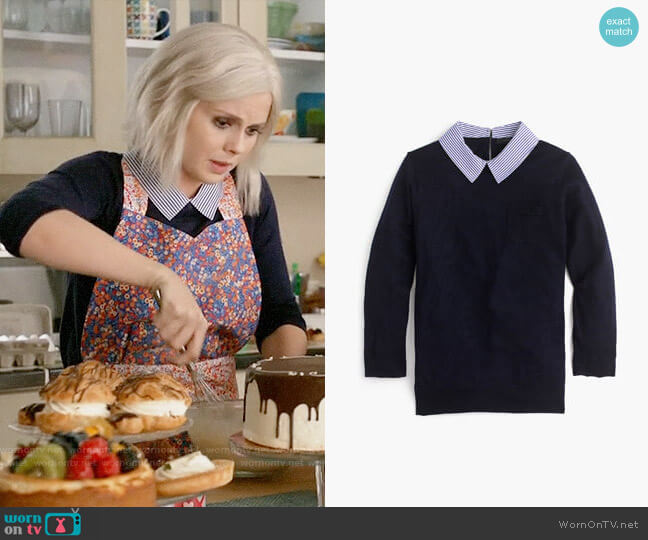 J.Crew Collared Tippi Sweater worn by Liv Moore (Rose McIver) on iZombie