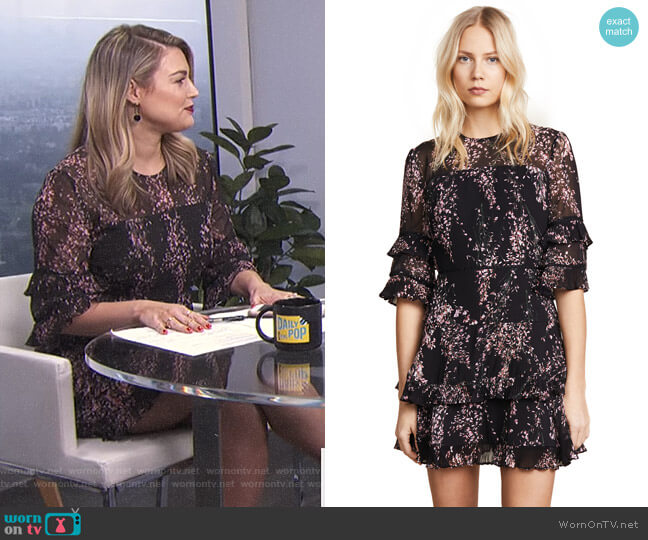 Keepsake Light Up Mini Dress worn by Carissa Loethen Culiner on E! News