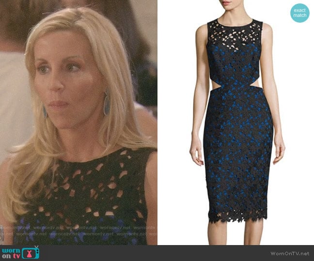 Nicole Miller Venice Dress worn by Camille Grammer on The Real Housewives of Beverly Hills
