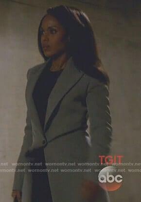 Olivia’s grey coat on Scandal