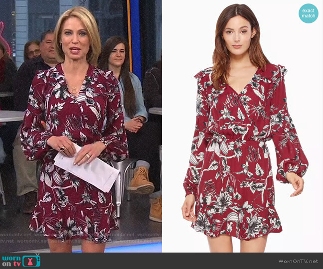 Parker Brita Dress worn by Amy Robach on Good Morning America