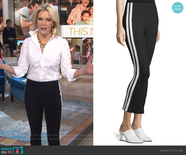 Rag & Bone Simone Side Stripe Slim Ankle Pants worn by Megyn Kelly on Today