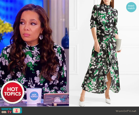 Rixo London Lucy Dress worn by Sunny Hostin on The View