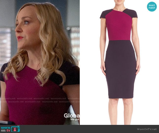 Roland Mouret Steele Dress worn by Marissa Morgan (Geneva Carr) on Bull