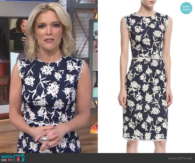 Sachin & Babi Lillie Floral-Print Dress worn by Megyn Kelly on Today