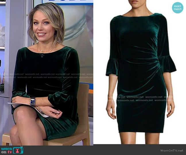 Vince Camuto Velvet Bodycon Dress worn by Dylan Dreyer on Today