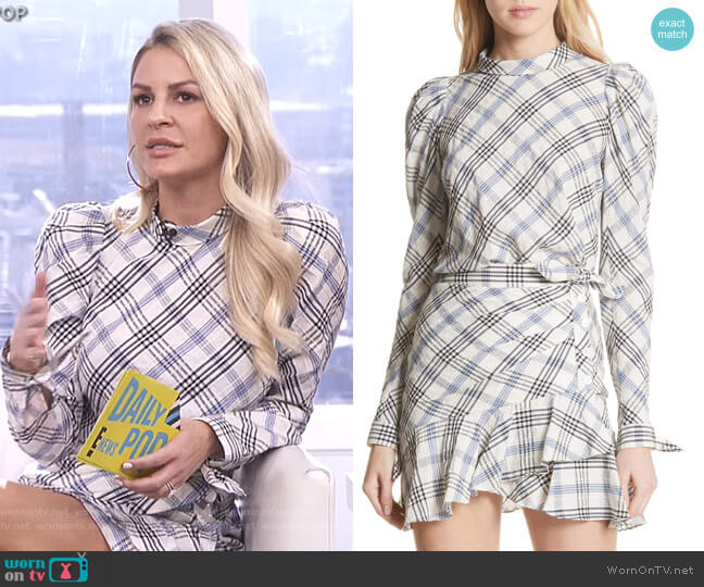 Veronica Beard Kaia Skirt worn by Morgan Stewart on E! News