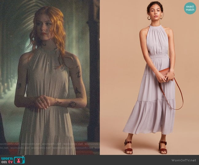 Wilfred Effet Dress worn by Clary Fray (Katherine McNamara) on Shadowhunters