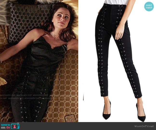 A.L.C. Kinglsey Pants worn by Princess Eleanor (Alexandra Park) on The Royals