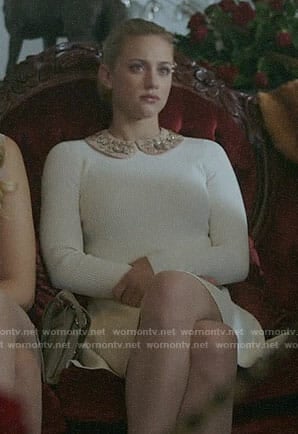 Betty’s white sweater dress on Riverdale