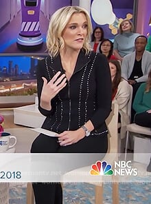 Megyn’s black studded jacket on Megyn Kelly Today