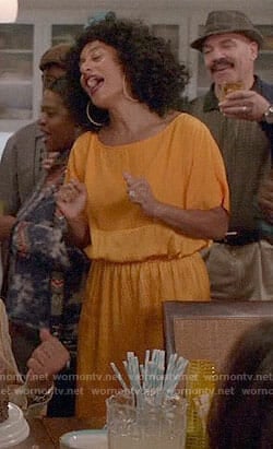 Bo’s yellow dress on Black-ish