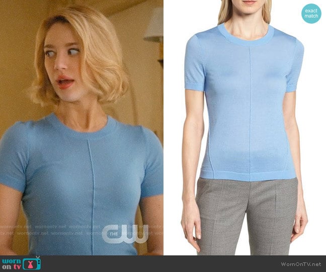 Boss Fuyuka Wool Sweater worn by Petra Solano (Yael Grobglas) on Jane the Virgin