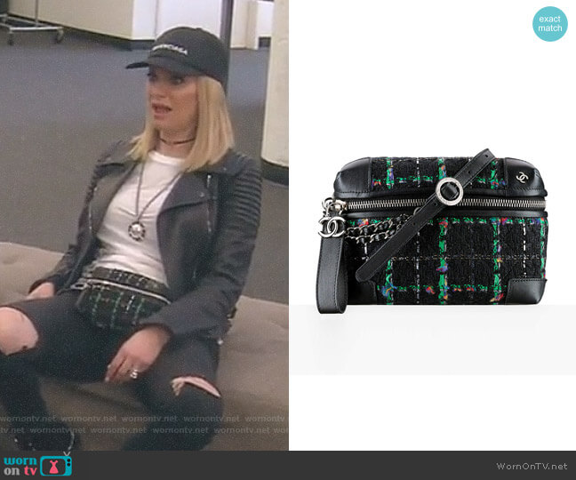 Chanel Tweed Waist Bag worn by Dorit Kemsley on The Real Housewives of Beverly Hills